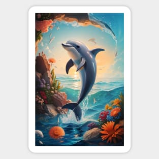 Dolphin Sticker